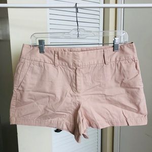 Ann Taylor LOFT Blush Twill Shorts Size 8